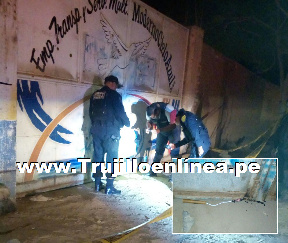 Lanzaron dinamita encendida a empresa de transportes en La Esperanza