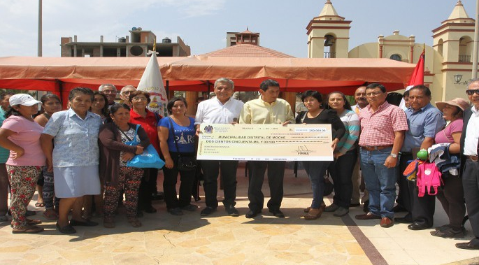 Municipio de Moche recibe partida de 250 mil soles para obras de alcantarillado