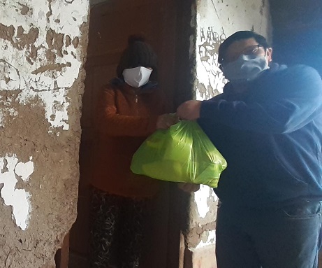 Parroquia atiende a 3600 familias y lanza campaña de concientización en Santiago de Chuco