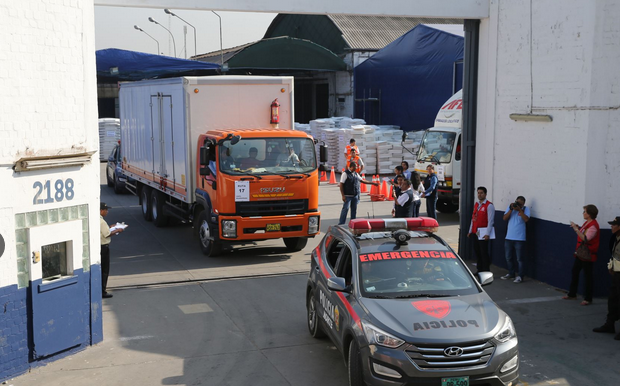  ONPE realizó hoy despliegue de material electoral al interior del país