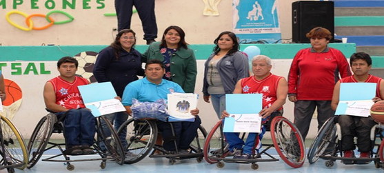 MPT reconoció a campeones del inter regional de basquetbol sobre sillas de ruedas