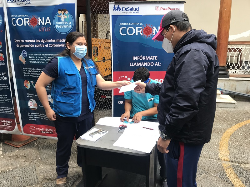 EsSalud La Libertad realizó 1675 pruebas rápidas a trabajadores de la MPT