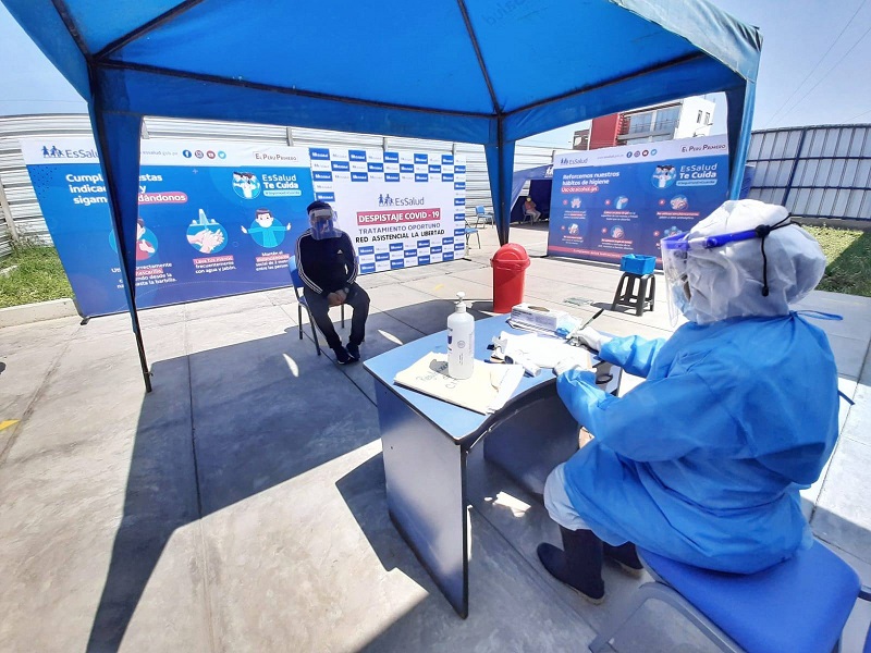 Trujillo: Essalud pone en marcha puntos de atención temporal frente al covid-19