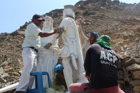 Chepén restaura esculturas religiosas y se prepara para celebrar Semana Santa