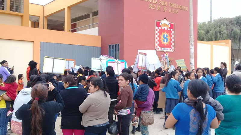 Laredo: más de 200 niños estudian en aulas prefabricadas a la espera de culminación de su colegio