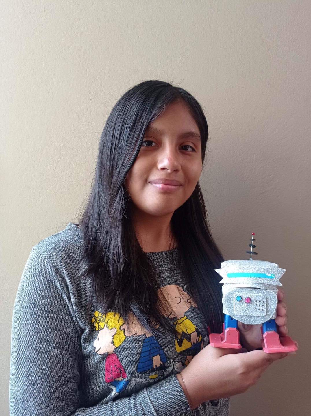 Niña trujillana gana concurso mundial de robótica