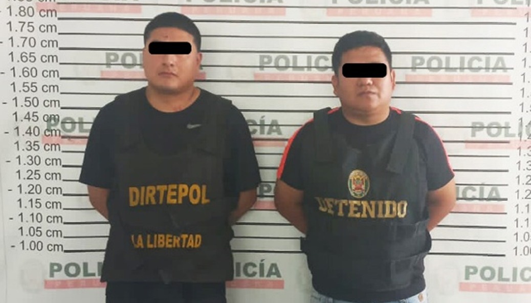 Policía desarticula banda de presuntos extorsionadores en Laredo y Porvenir