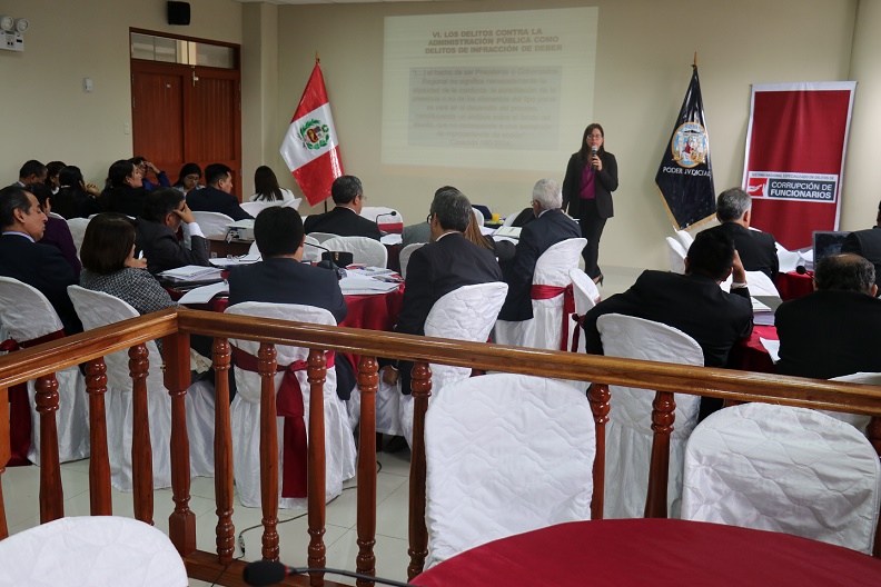 Áncash: Corte del Santa es sede de taller nacional anticorrupción de sistema especializado