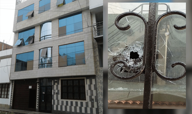 Trujillo: balean vivienda donde hace tres meses abandonaron una granada