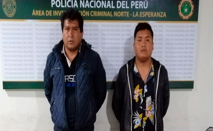 Trujillo: capturan a extorsionadores que pedían S/ 10 000 de cupo