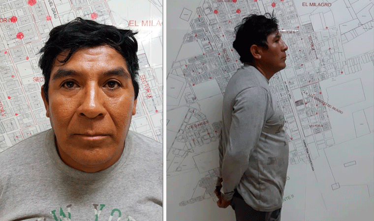 Detienen a sujeto con requisitoria por extorsión en centro poblado El Milagro