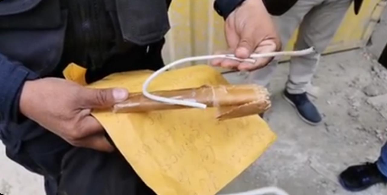 Extorsionadores dejaron explosivo en el interior de una vivienda de La Esperanza