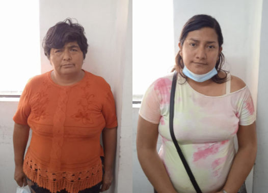 Detienen a dos extorsionadoras en Ascope 