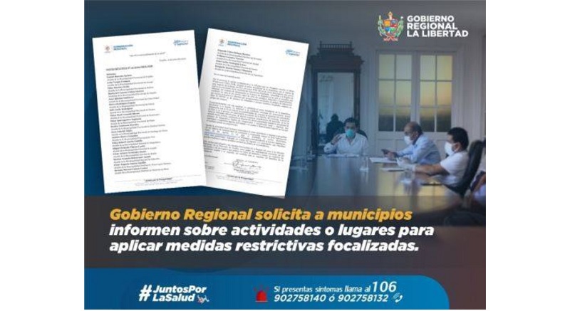 La Libertad extrema medidas para frenar propagación del covid-19 con cuarentena focalizada