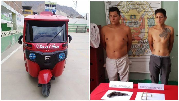 Chepén: sujetos con armas de fuego son capturados tras intentar darse a la fuga