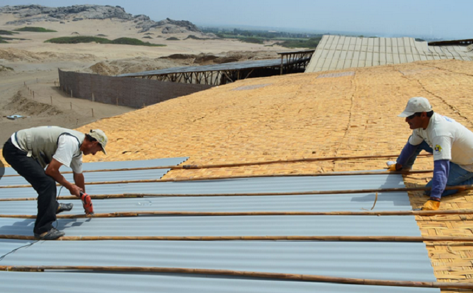 Realizan trabajos de protección de Huacas del Sol y la Luna 