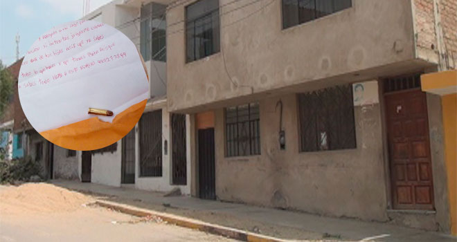 Florencia de Mora: extorsionadores piden 15000 soles a vigilante