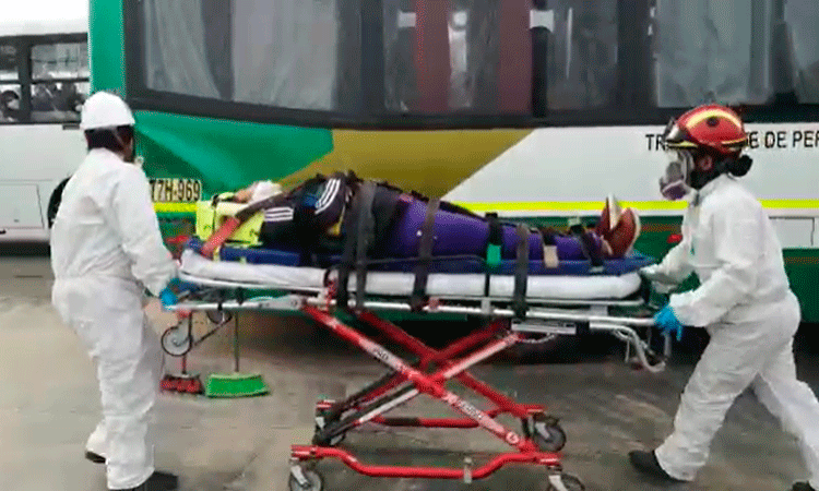 Cuarenta personas heridas en accidente vehicular en Moche