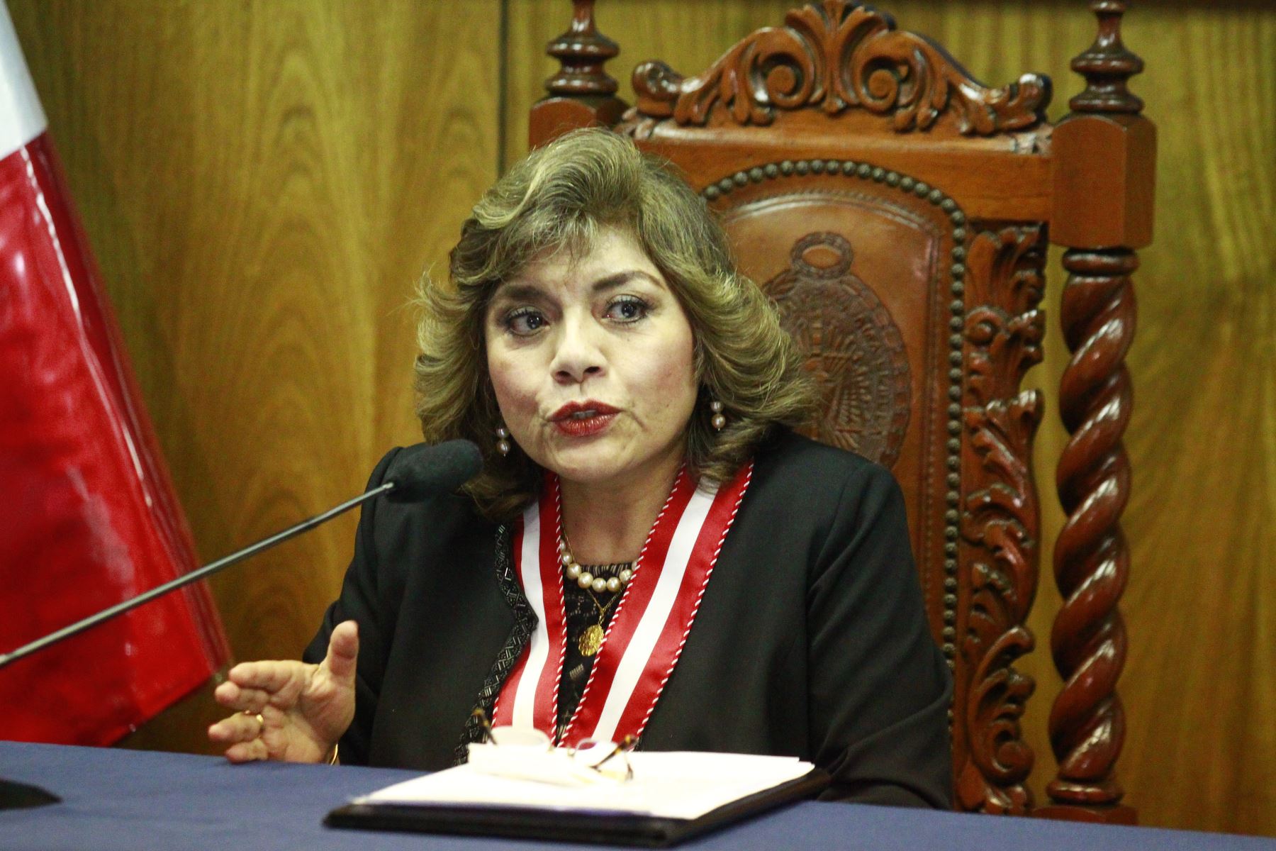 Fiscal de la Nación Zoraida Ávalos se presenta hoy en la Comisión de Justicia