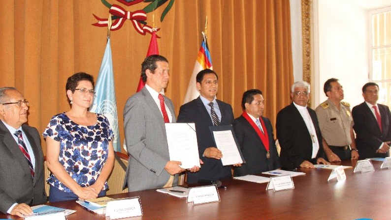 Naciones Unidas y autoridades locales se unen a favor de Programa de Seguridad Humana