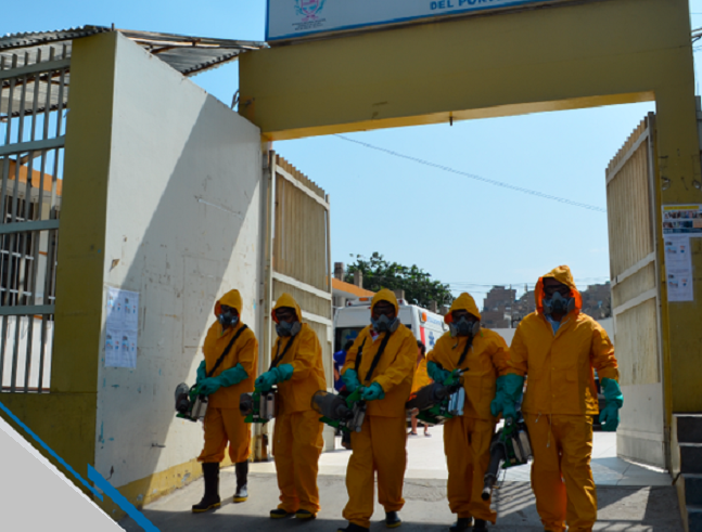 Adquieren trajes especiales para tareas de fumigación contra el dengue en El Porvenir
