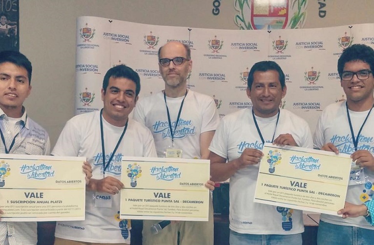 Aplicación para estar preparados ante un desastre natural ganó la Hackatón La Libertad