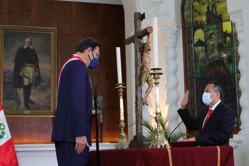 General César Gentille Vargas jura como ministro del Interior