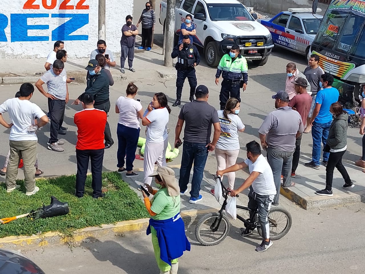 Victor Larco: obrero de municipalidad muere tras ser atropellado por un bus interurbano