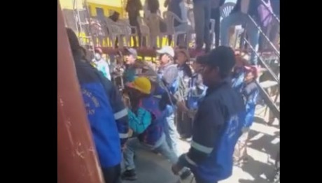 Funcionarios del Gobierno Regional de La Libertad se salvaron de ser linchados en Julcán