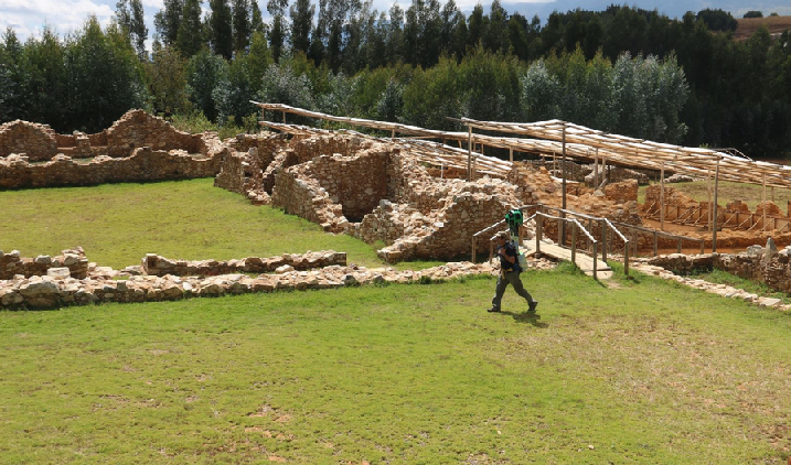 Sánchez Carrión: Google realiza toma de imágenes de Marcahuamachuco y  Wiracochapampa