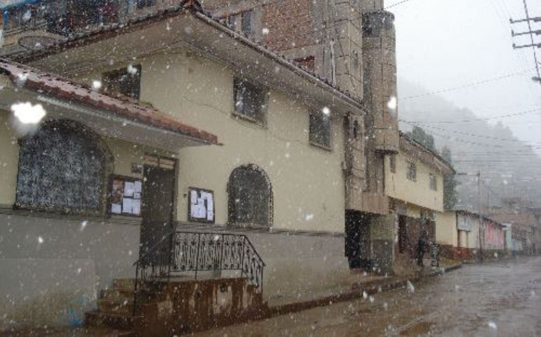 Alertan sobre la caída de granizo en sierra de La Libertad