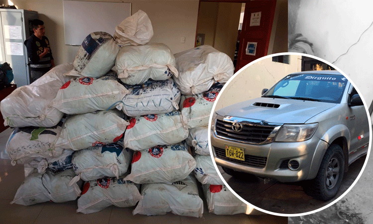 Huamachuco: Decomisan 19 sacos con marihuana valorizada en S/ 100 mil  