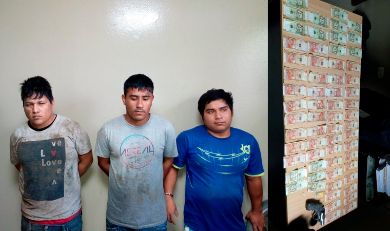 Pacasmayo: delincuentes roban banco, pero los detienen cuando trataban de huir
