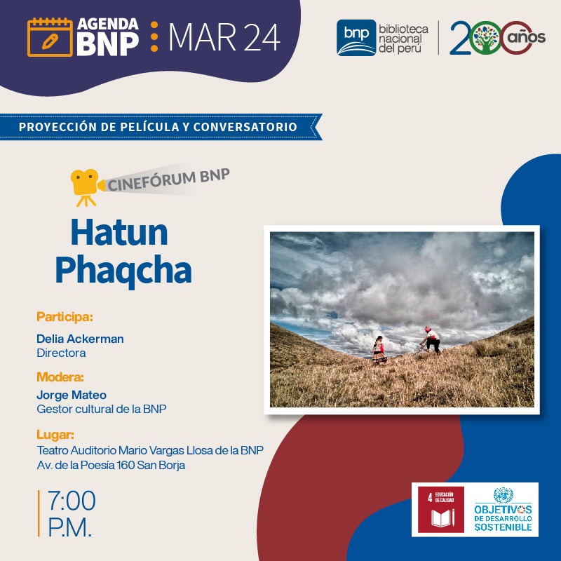 Cinefórum proyectará "Hatun Phaqcha", documental sobre  riqueza de los alimentos nativos 