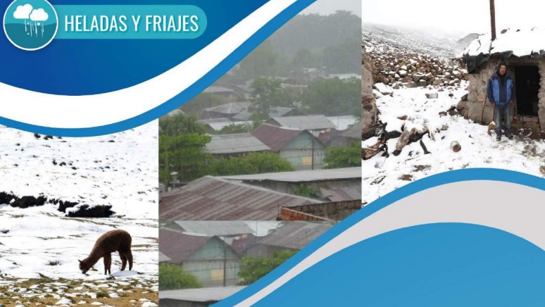 Mil 381 distritos se encuentran expuestos ante las heladas y 233 ante los friajes