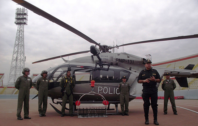 Reforzarán patrullaje en calles de Trujillo con helicóptero