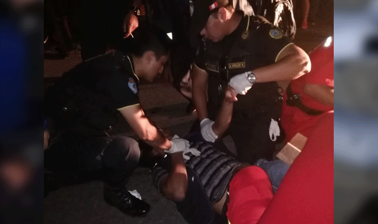 Trujillo:  destrozan a balazos pierna de joven  por resistirse a robo