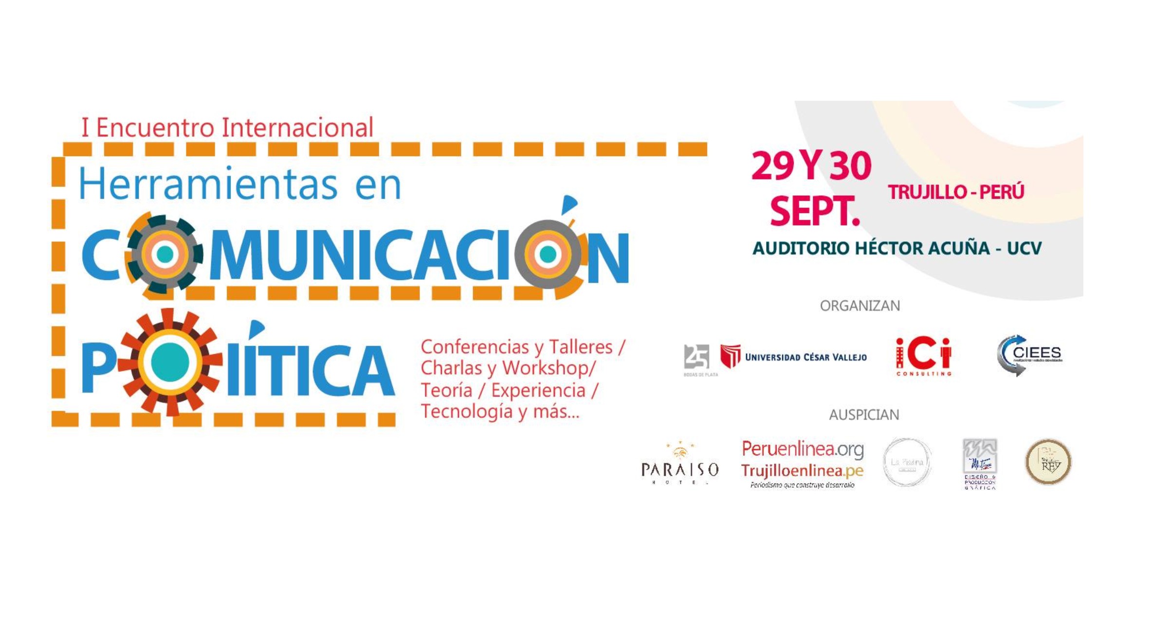 Encuentro Internacional Herramientas en Comunicación Política será en Trujillo