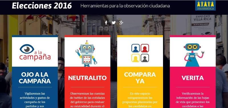 Elecciones 2016: revise fácil y rápido las propuestas y datos de candidatos