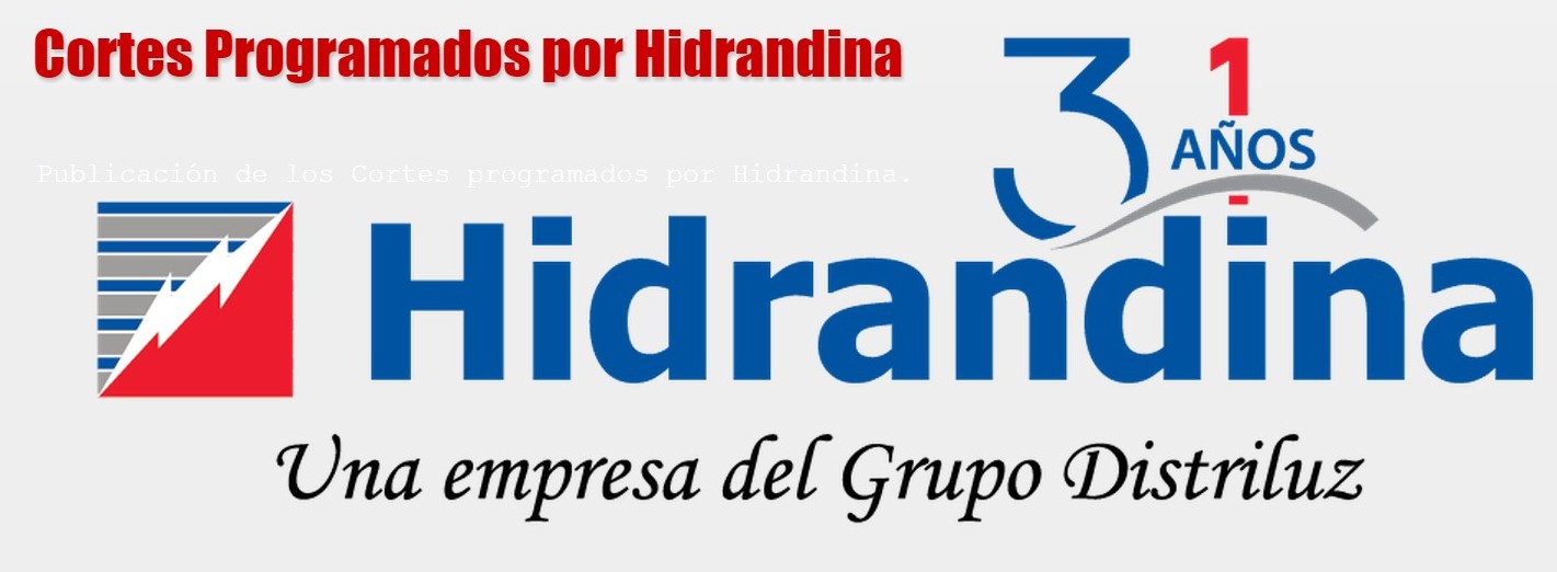 Hidrandina: cortes programados 25 y 26 de marzo en Huanchaco