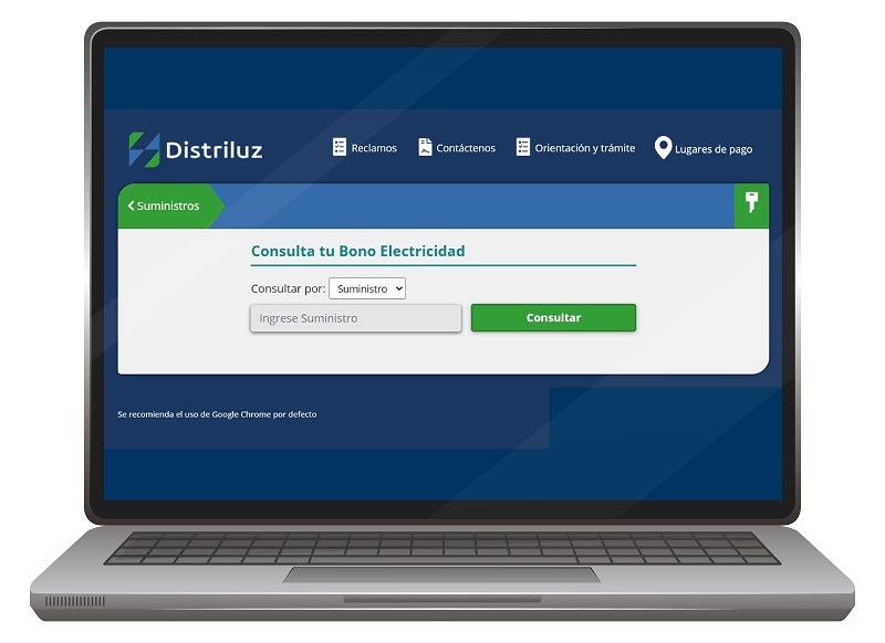 Hidrandina habilita portal web de beneficiarios del “bono electricidad"