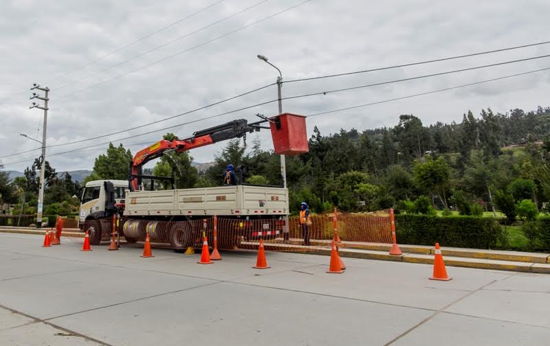 Interrupción de servicio eléctrico en Moche se debió a choque vehicular