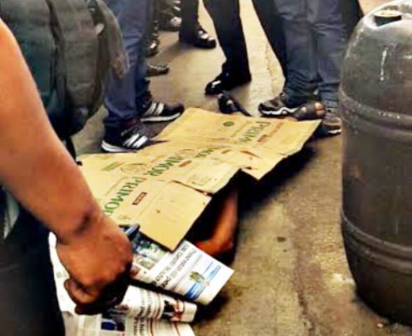 Trujillo: hombre falleció de un infarto mientras almorzaba en el mercado (Vídeo)