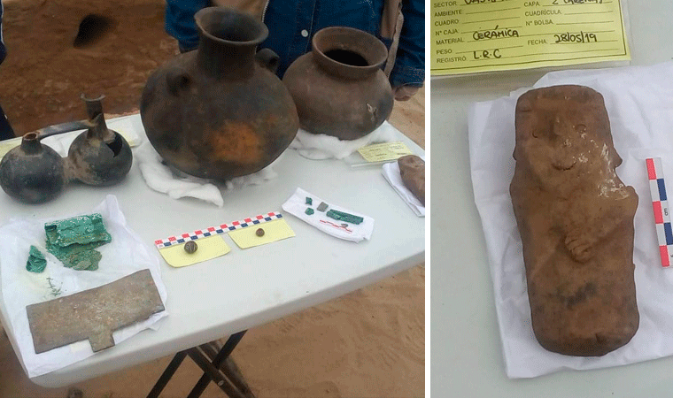 Encuentran restos de arquitectura monumental a cinco minutos del centro de Trujillo