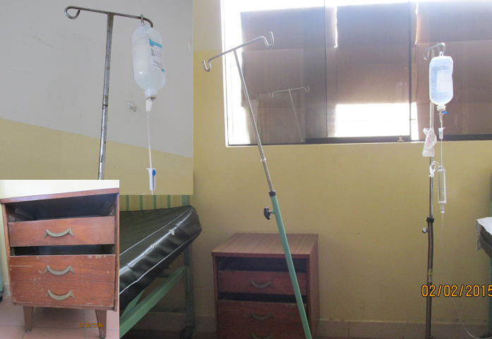 Pacientes del Hospital de la Sanidad de Monserrate atendidos en precarias condiciones