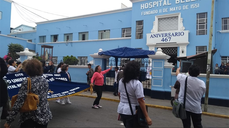 La Libertad: administrativos de hospitales en la región inician Huelga