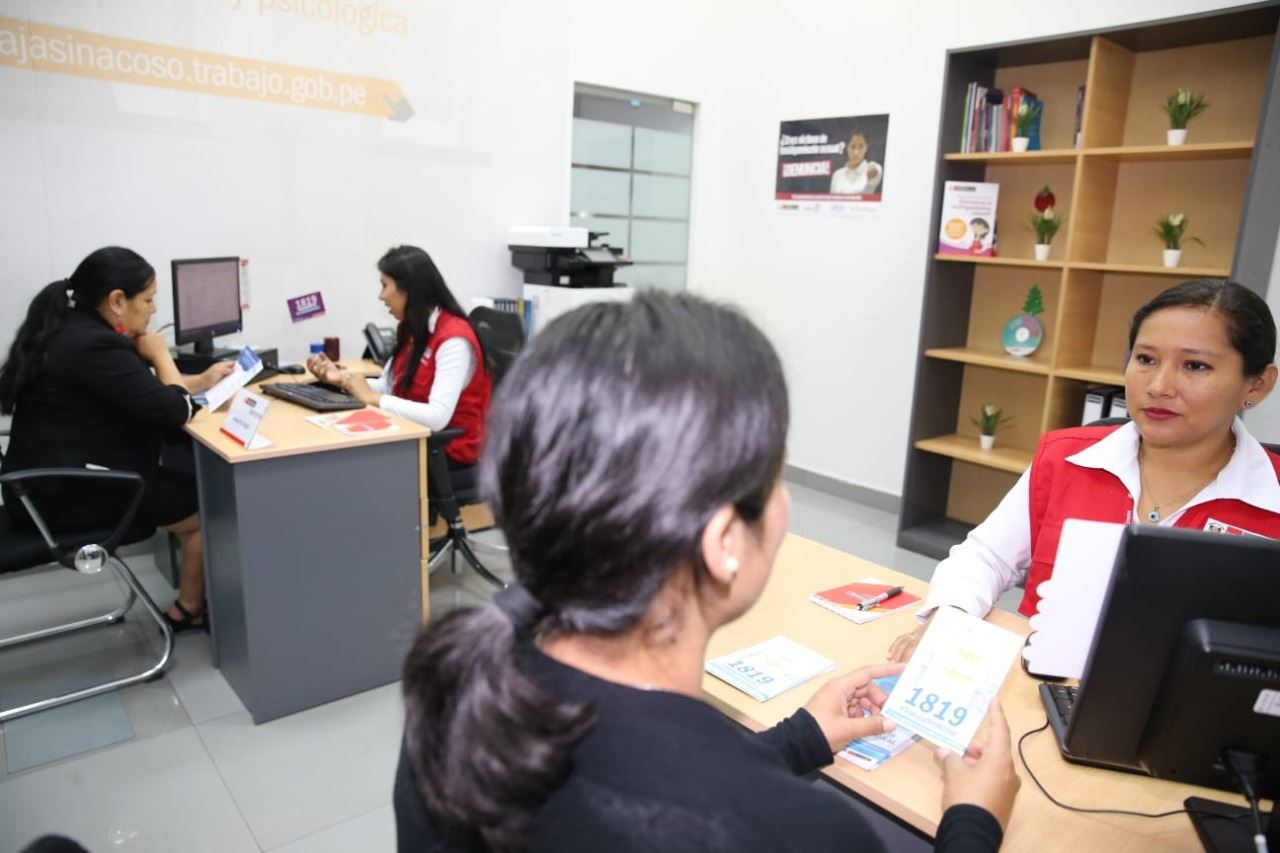  El 95% de casos de hostigamiento sexual laboral denunciados corresponde a mujeres trabajadoras