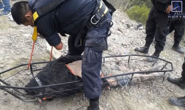 Rescatan cuerpos de accidente en Huamachuco donde murieron dos personas