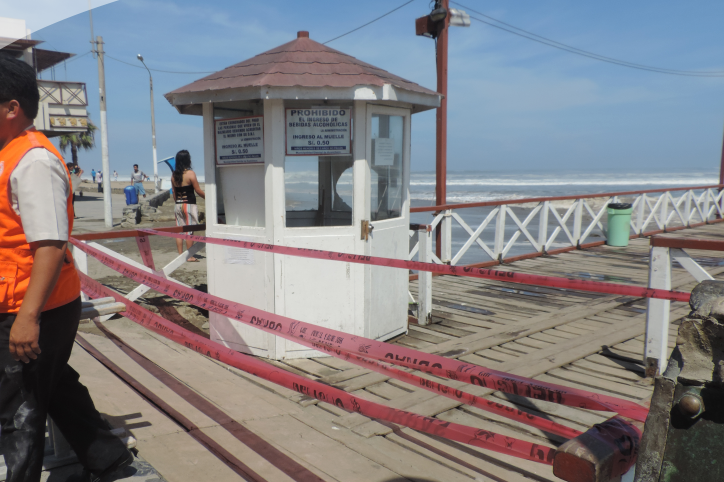 Muelle turístico de Huanchaco a punto de colapsar