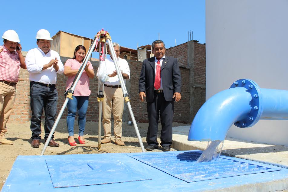 Huanchaco: inauguran reservorio de agua en el sector Las Lomas